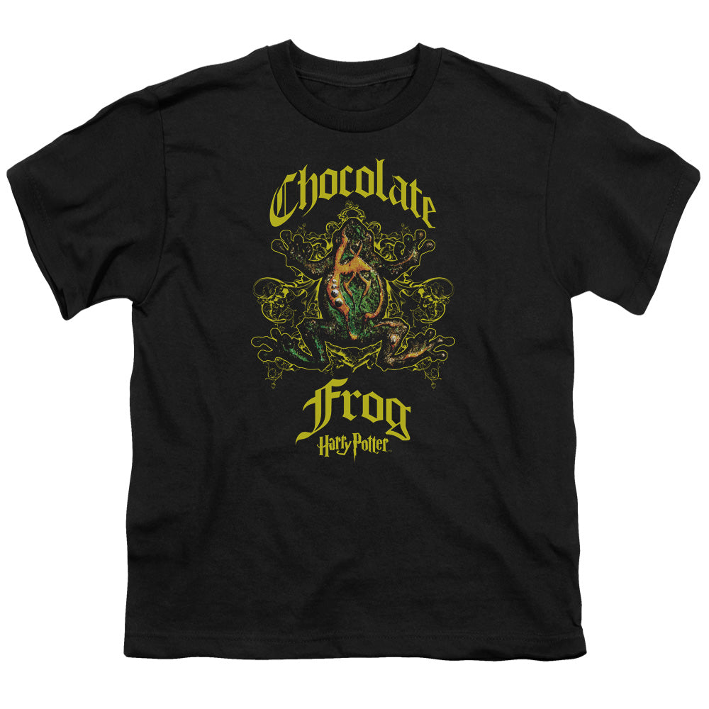 Harry Potter - Chocolate Frog - Short Sleeve Youth 18/1 - Black T-shirt