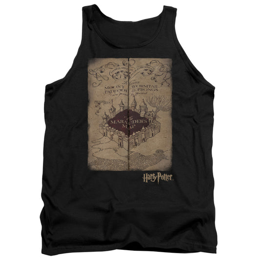 Harry Potter - Marauders Map - Adult Tank - Black