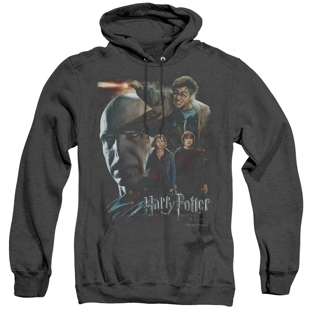 Harry Potter - Final Fight - Adult Heather Hoodie - Black
