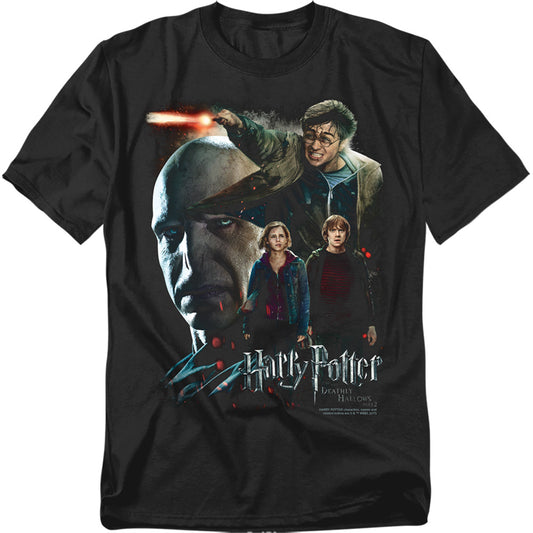 Harry Potter - Final Fight - Short Sleeve Adult 18/1 - Black T-shirt