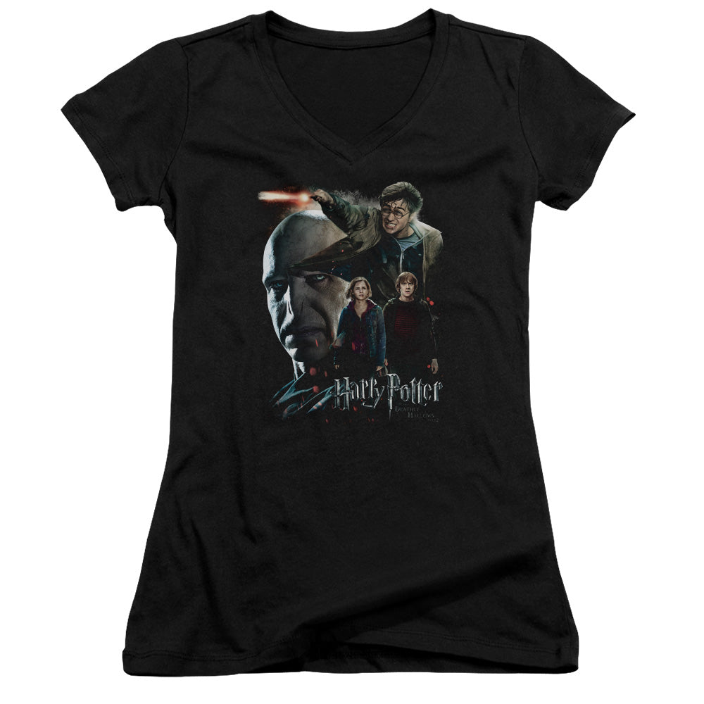 Harry Potter - Final Fight-junior V-neck - Black