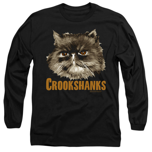 Harry Potter - Crookshanks - Long Sleeve Adult 18/1 - Black T-shirt