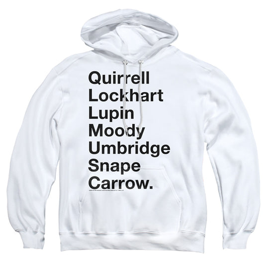 Harry Potter - Professors - Adult Pull-over Hoodie - White