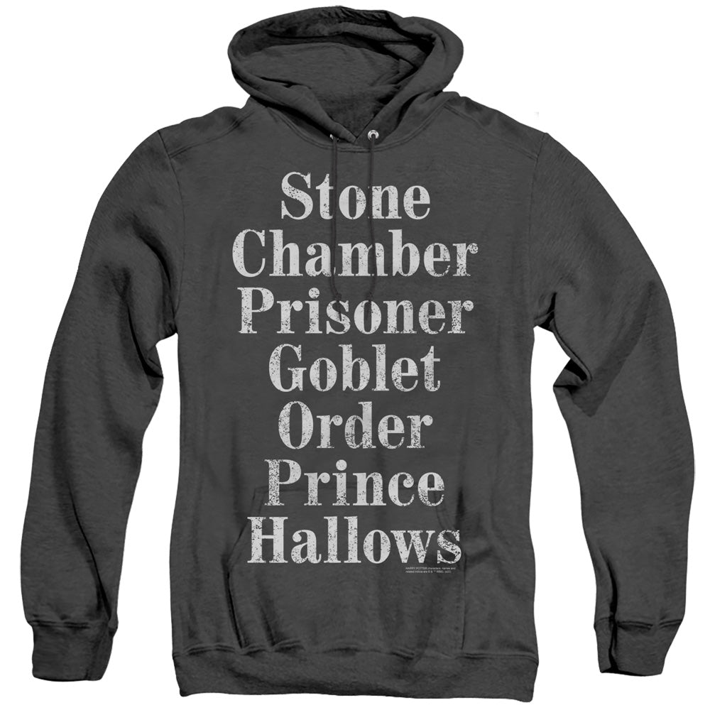 Harry Potter - Titles - Adult Heather Hoodie - Black