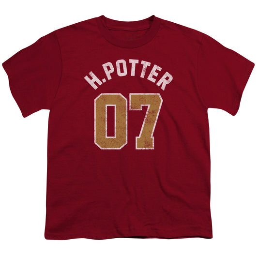 Harry Potter - Potter Jersey - Short Sleeve Youth 18/1 - Cardinal T-shirt