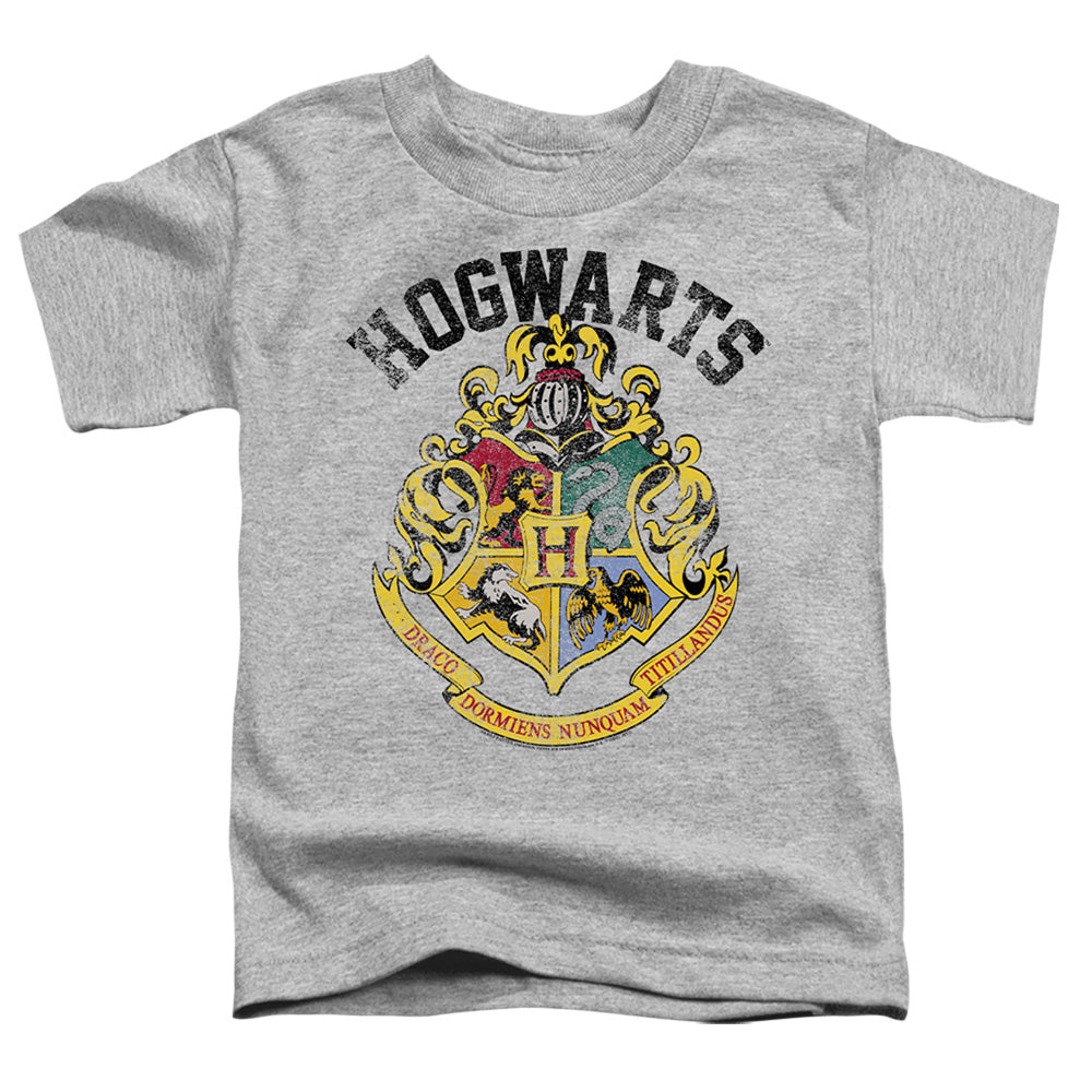 Harry Potter - Hogwarts Crest - Short Sleeve Toddler Tee - Athletic Heather T-shirt
