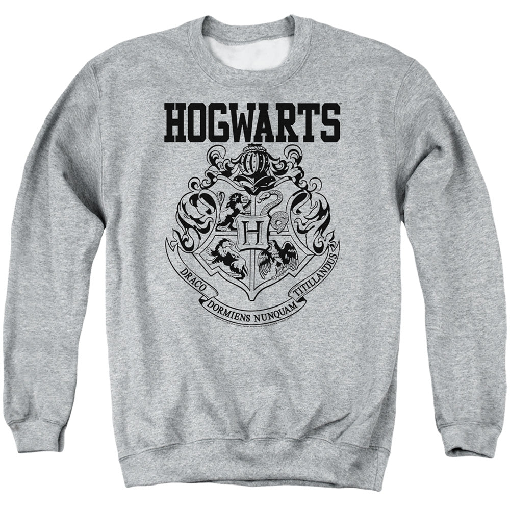 Harry Potter - Hogwarts Athletic - Adult Crewneck Sweatshirt - Athletic Heather