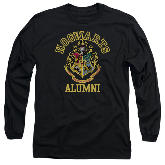 Harry Potter - Hogwarts Alumni - Long Sleeve Adult 18/1 - Black T-shirt