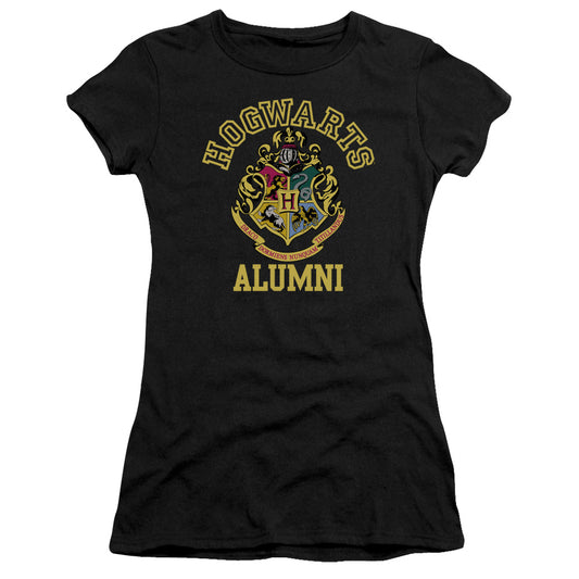 Harry Potter - Hogwarts Alumni - Short Sleeve Junior Sheer - Black T-shirt