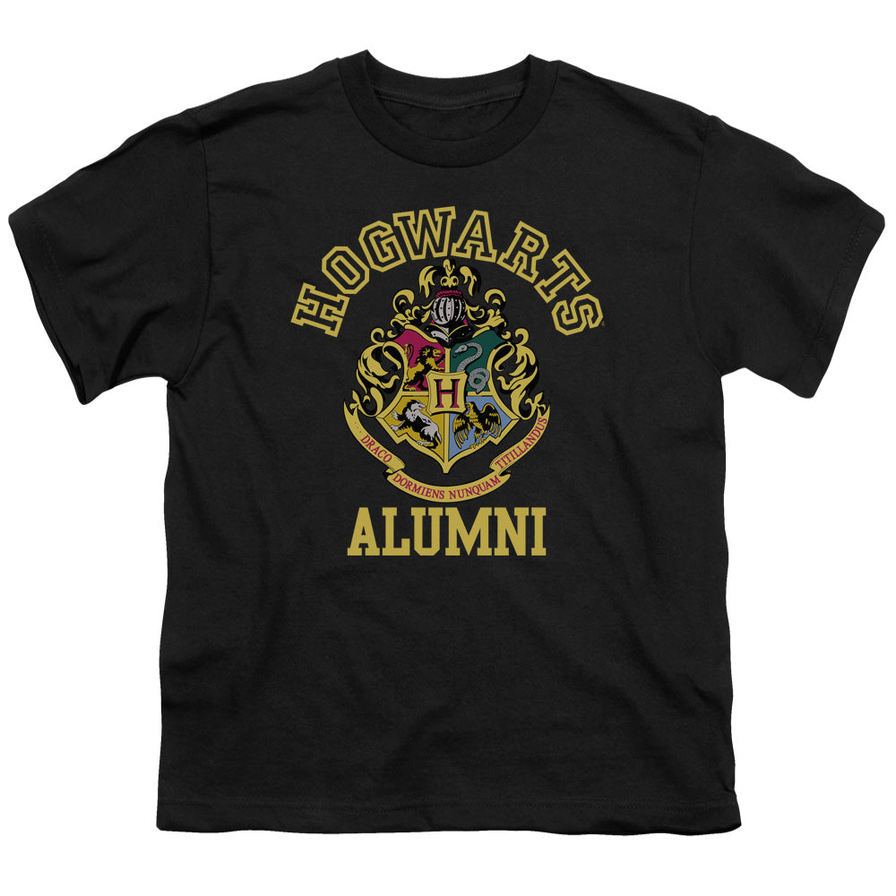 Harry Potter - Hogwarts Alumni - Short Sleeve Youth 18/1 - Black T-shirt