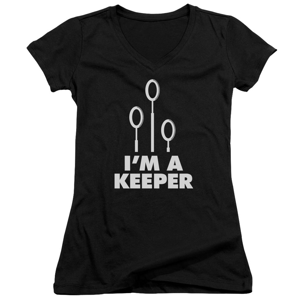 Harry Potter - Keeper-junior V-neck - Black