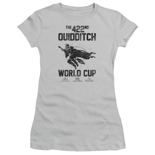 Harry Potter - World Cup - Short Sleeve Junior Sheer - Silver T-shirt