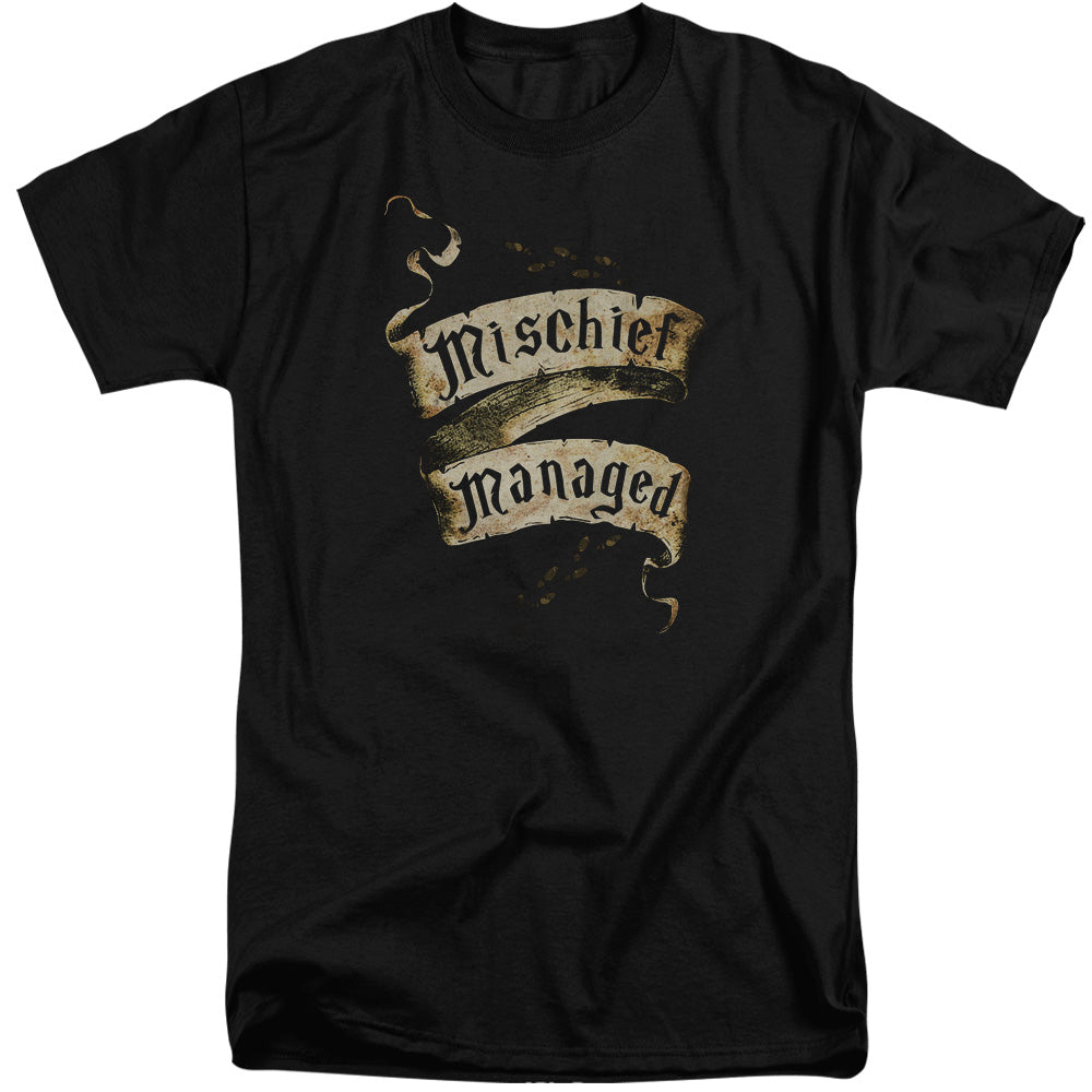 Harry Potter - Mischief Managed - Short Sleeve Adult Tall 18/1 - Black T-shirt