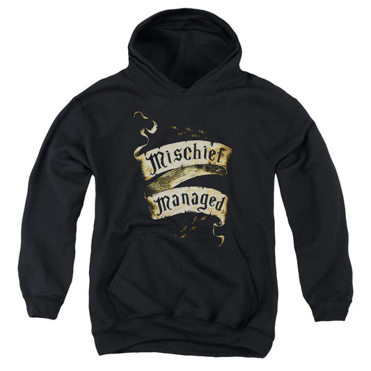 Harry Potter - Mischief Managed - Youth Pull-over Hoodie - Black