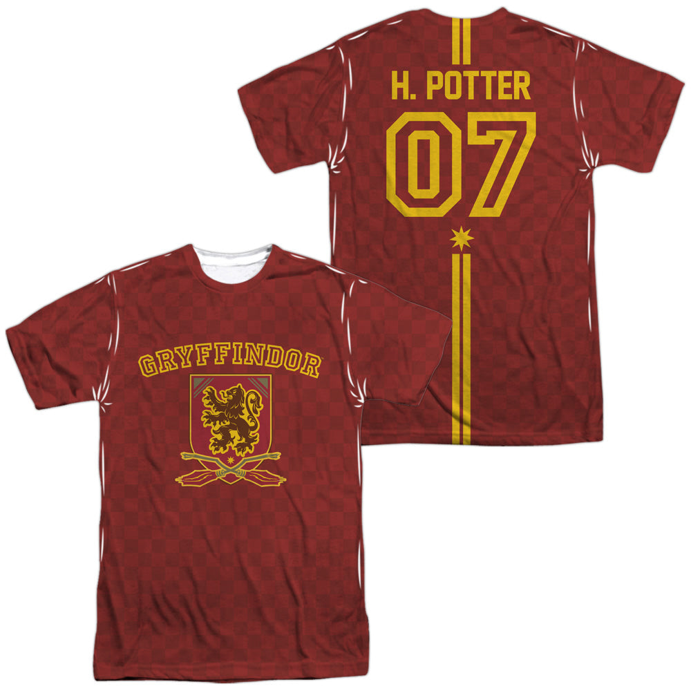 Harry Potter - Potter Sweater (Front/back Print) - Short Sleeve Adult Poly Crew - White T-shirt
