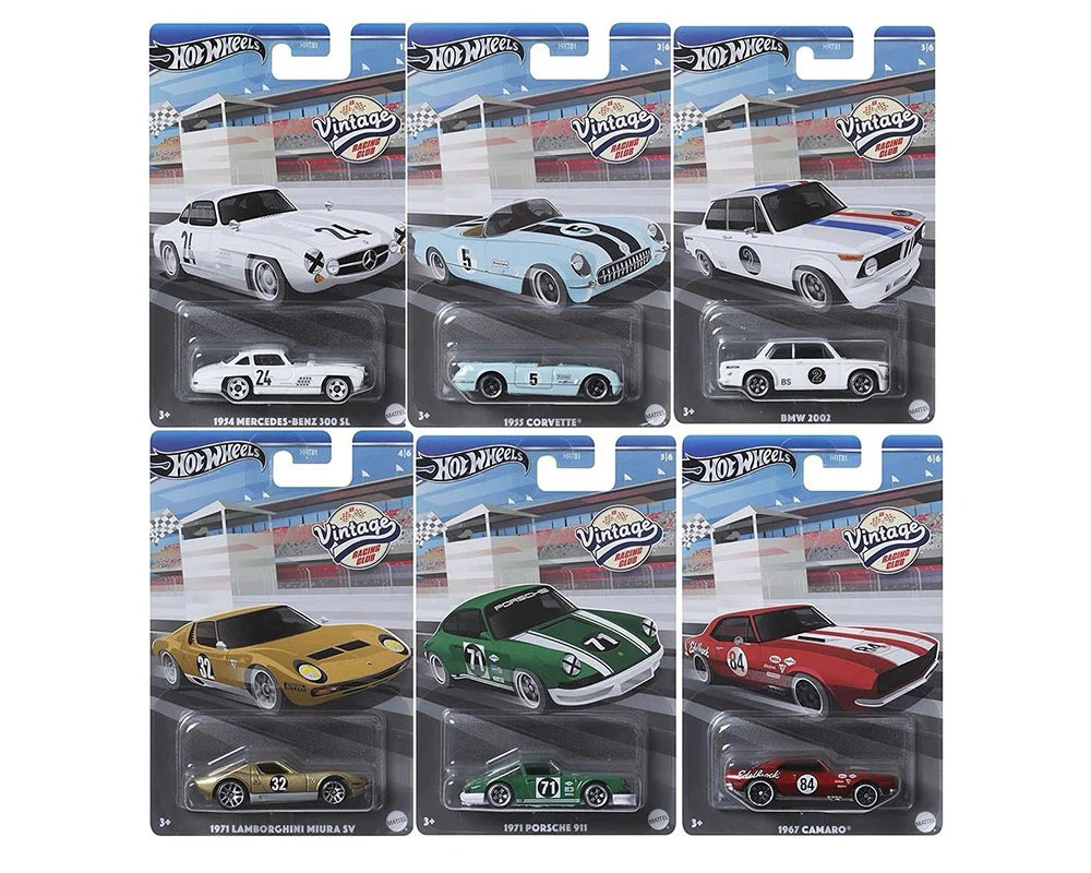 Hot Wheels Vintage Racing 2024 Mix (random selection)