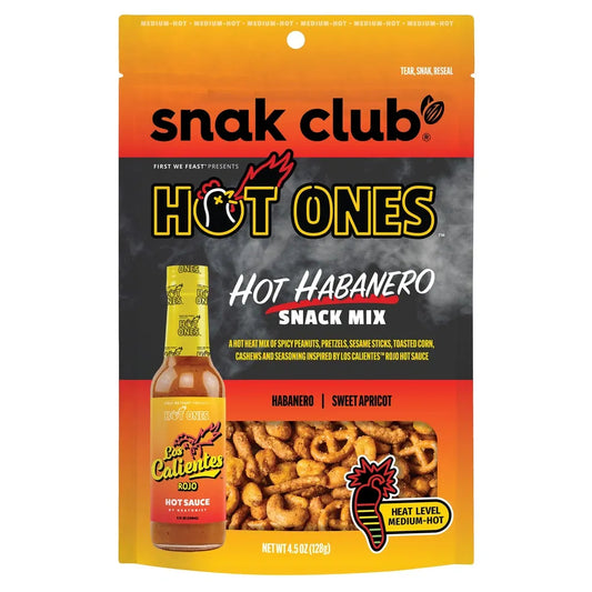Snak Club Hot Ones Hot Habanero Snack Mix
