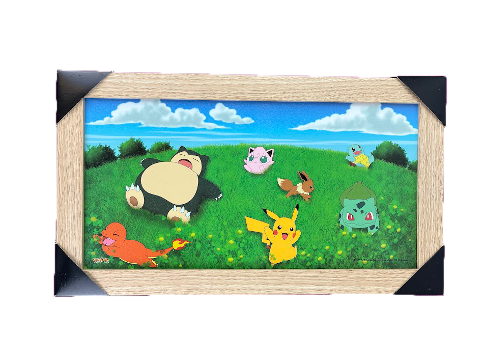 Pokemon Grassy Field 10x18 Wall Art