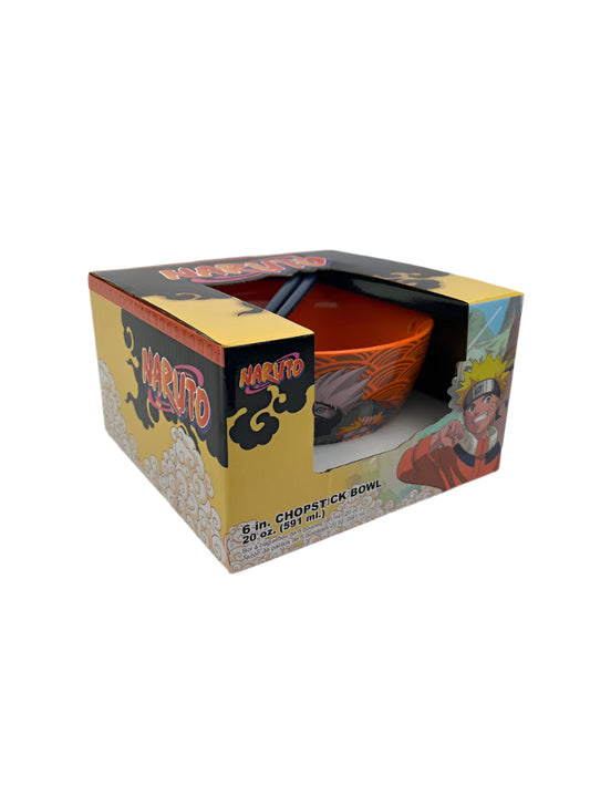 Naruto Kakashi Ramen Bowl with Chopsticks