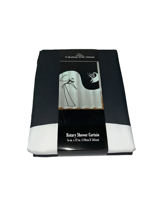 Nightmare Before Christmas Swirl Shower Curtain