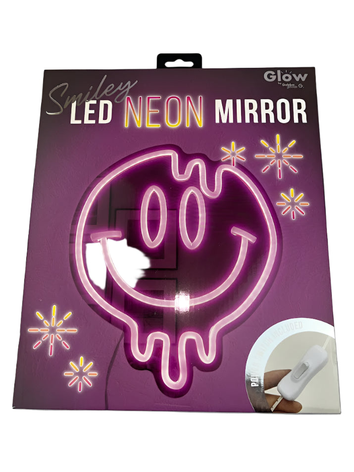 Smile LED Neon Mirror