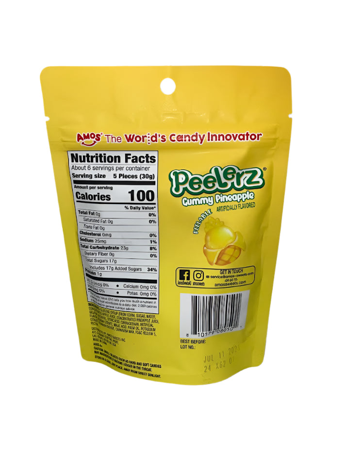 Peelerz Gummy Pineapple 6oz