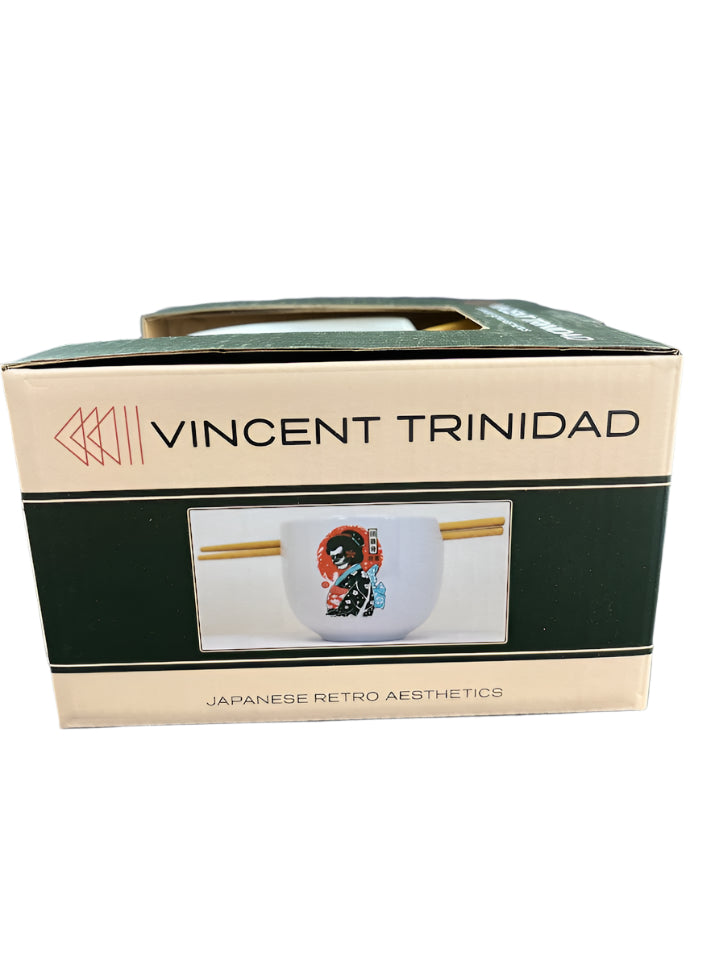 Vincent Trinidad Retro Japanese Ramen Bowl - Skeleton