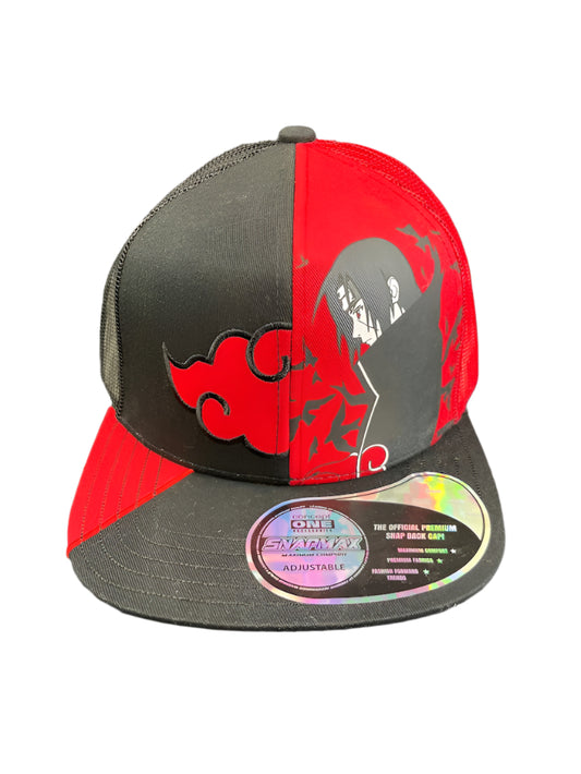Naruto Itachi Cloud Split Snapback Cap