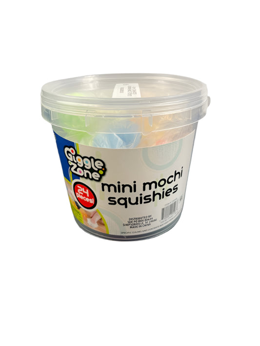 Giggle Zone Mini Mochi Squishies Animal Bucket (contents may vary)