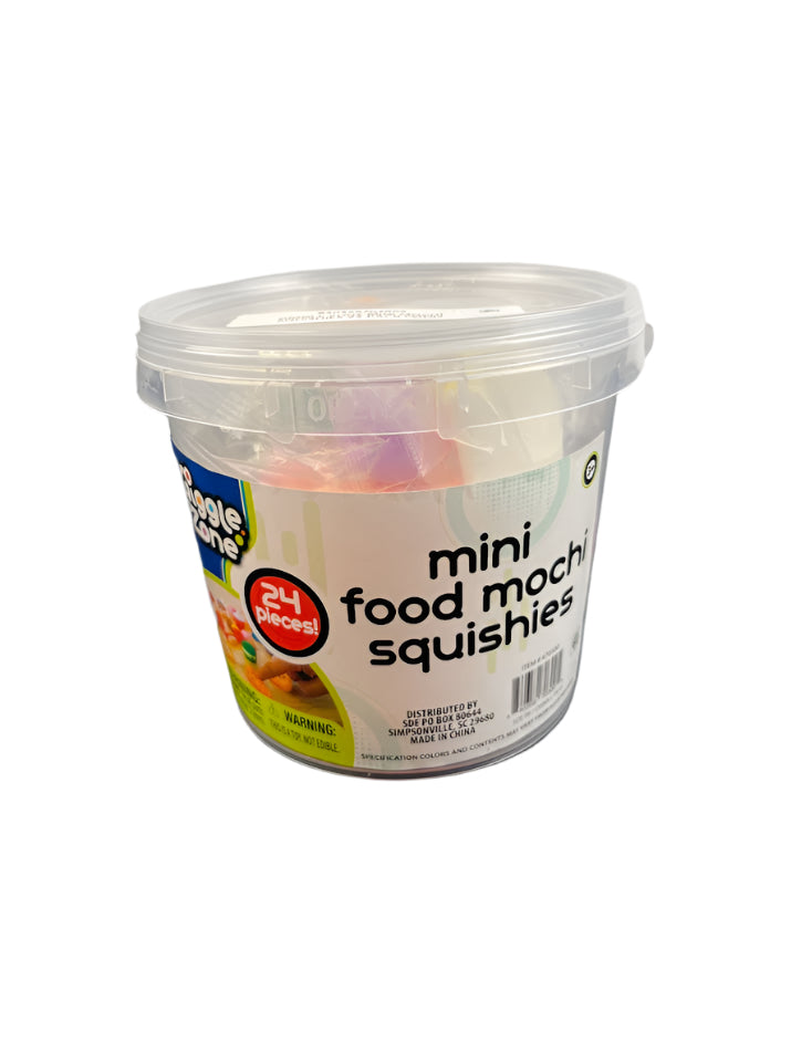 Giggle Zone Mini Mochi Squishies Food Bucket