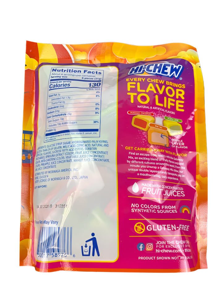 Hi-Chew Getaway Mix 6.9oz Bag