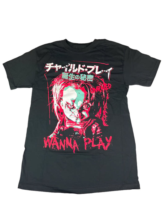 Child's Play Chucky Crystal Print T-Shirt