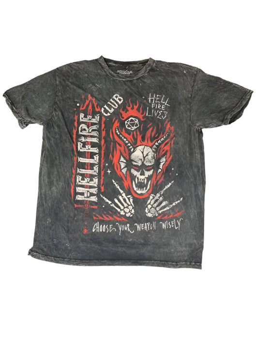 Stranger Things Hellfire Club Collage T-Shirt