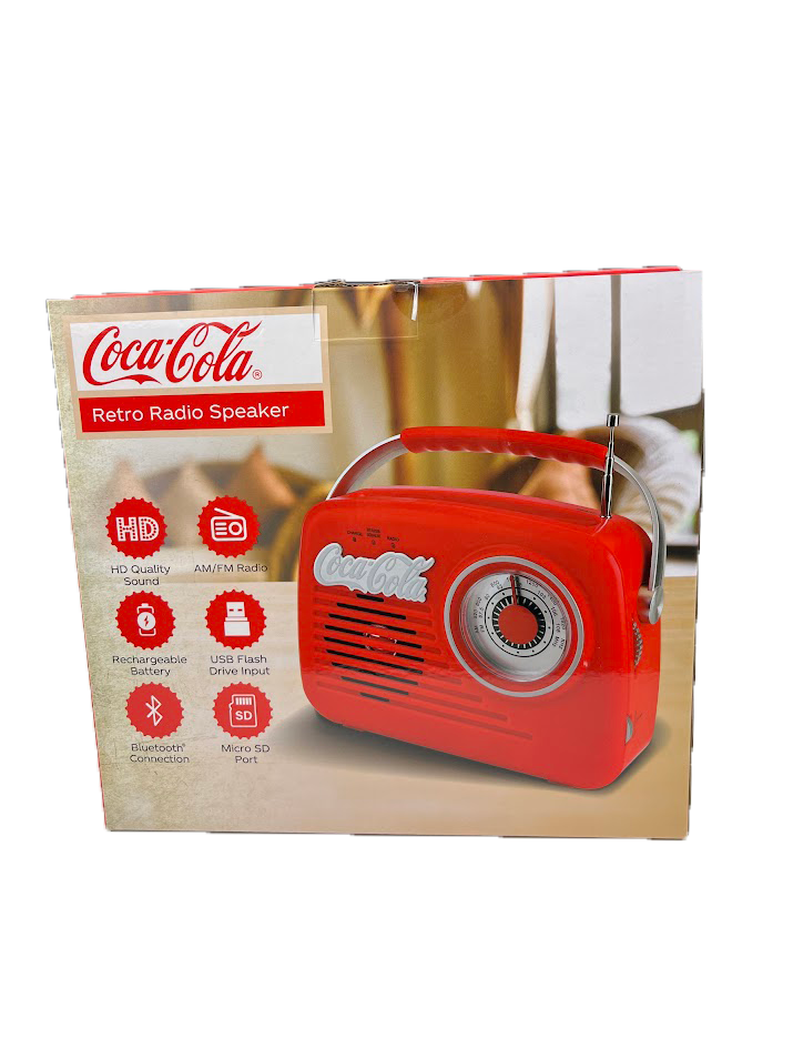 Coca-Cola Retro Radio Speaker