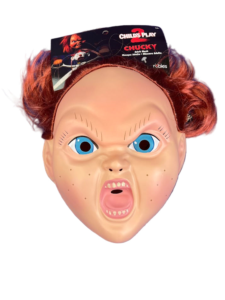 Child's Play Chucky with Hair Half Mask