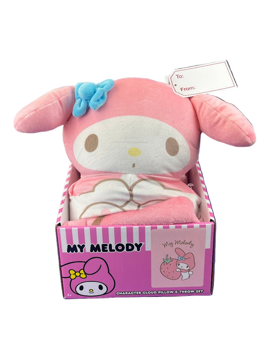 Sanrio My Melody Berry Hugger and Throw Set