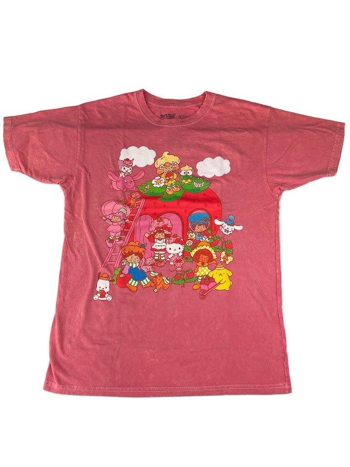 Hello Kitty X Strawberry Shortcake Group T-Shirt