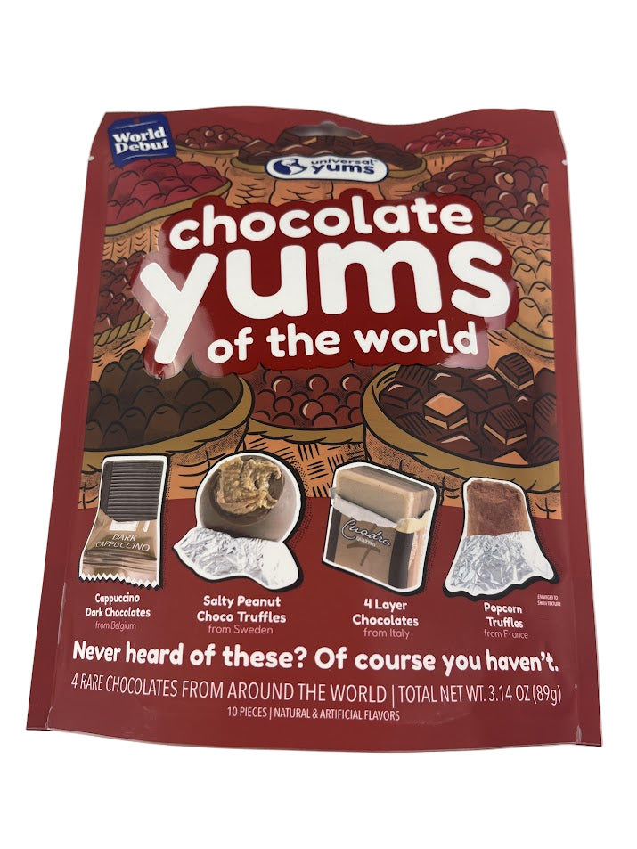Chocolate Yums of the World Snack Bag