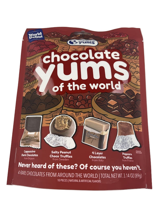 Chocolate Yums of the World Snack Bag