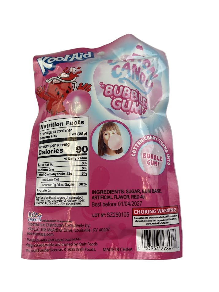 Cotton Candy Bubble Gum - Kool-Aid