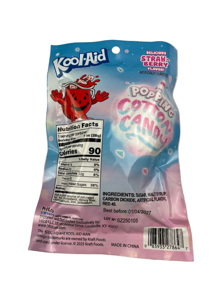 Kool Aid Popping Cotton Candy