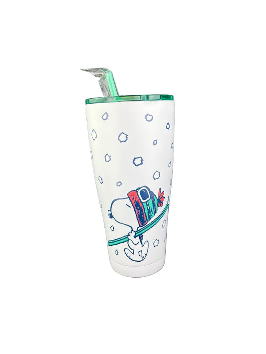 Peanuts Skiing Snoopy Tumbler