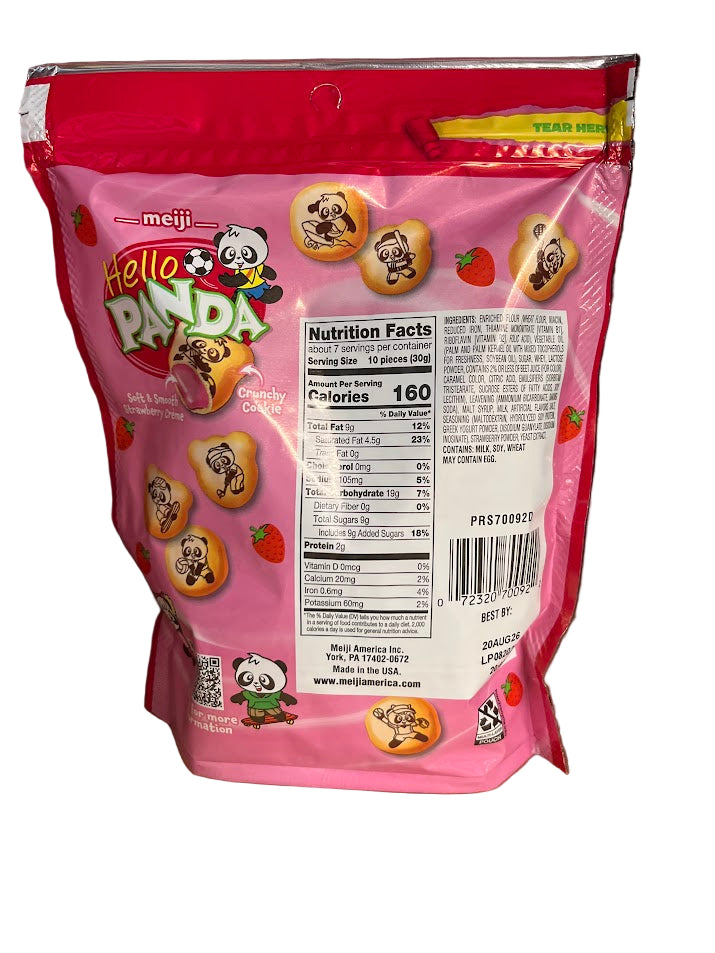 Hello Panda Strawberry Creme Filled Cookies [7 oz.]