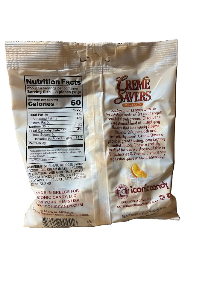 Creme Savers - Orange and Creme