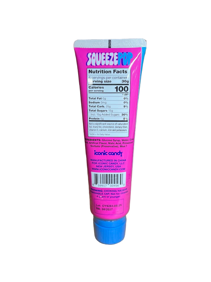 Squeeze Pop - Sour Blue Raspberry