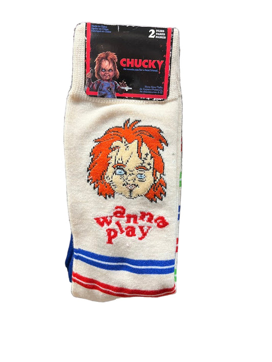 Child's Play Chucky Wanna Play Socks 2-Pack