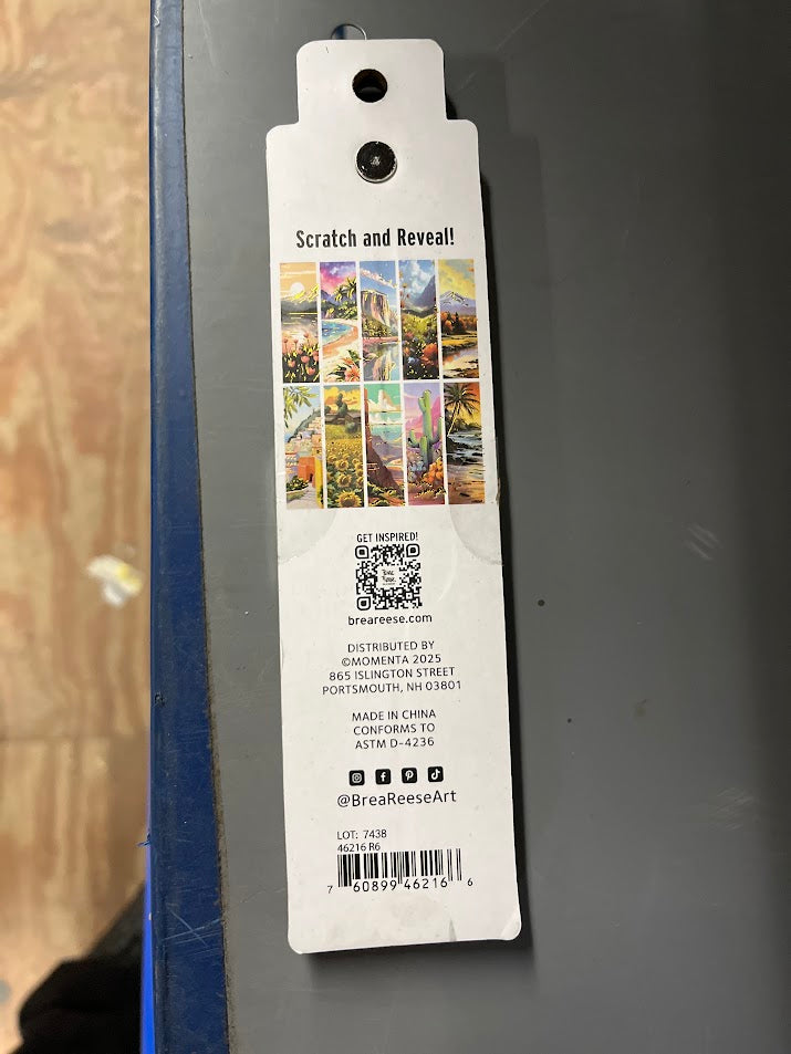 Scratch Art Bookmarks - Landscape