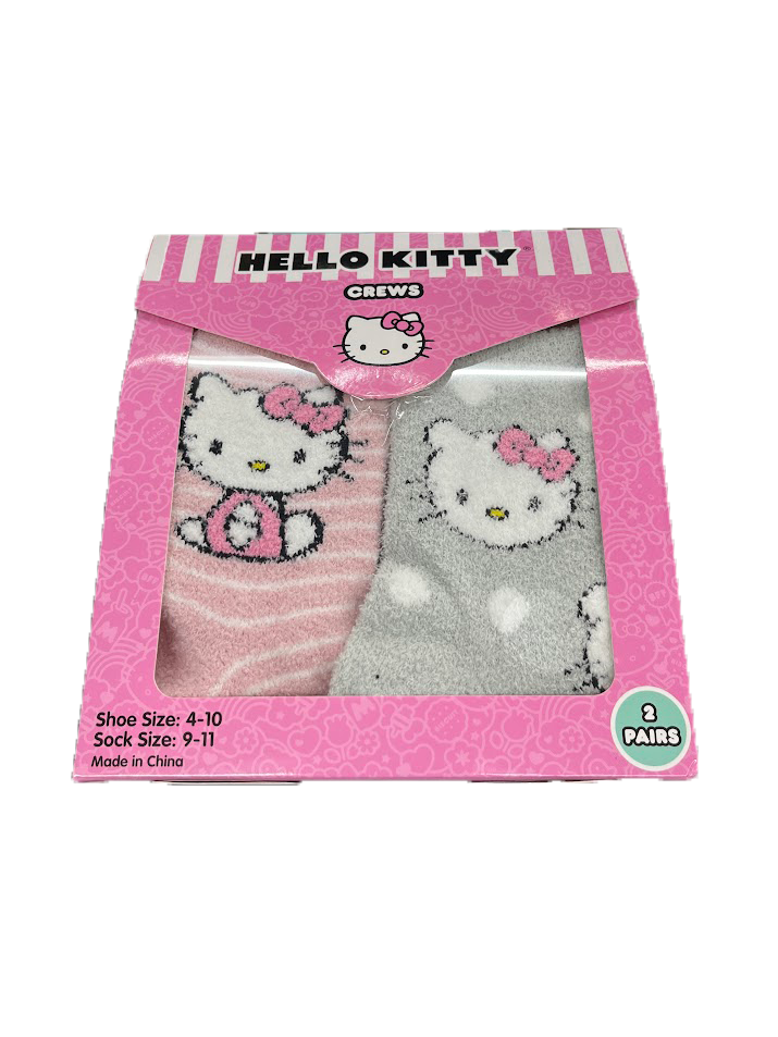 Sanrio Hello Kitty Cozy Socks 2-Pack Box