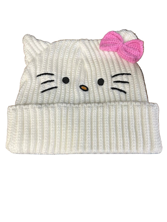 Hello Kitty Crochet Beanie