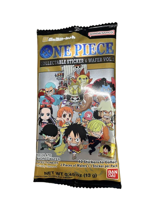 One Piece Chocolate Flavored Wafer & Confectionery (contents may vary)